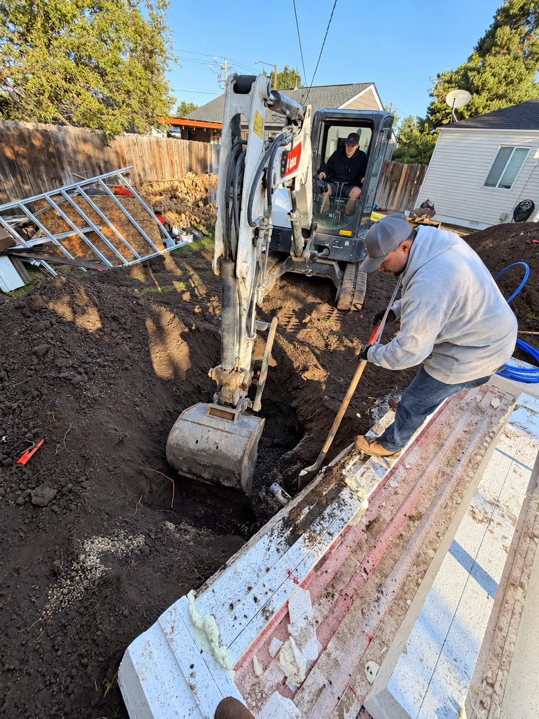 Wells ADU — Site development / foundations / utilities